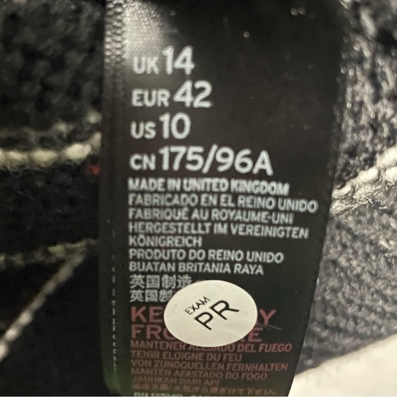 TOPSHOP Rock ‘N Roll stripe crop turtleneck size 10 VGUC - Picture 4 of 11